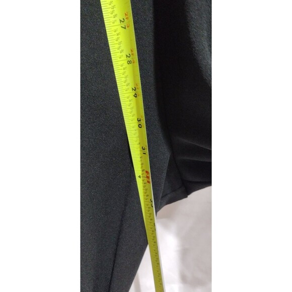 Tahari Arthur S. Levine Womens 12 Jumpsuit Black Sleeveless Ruffles Wide Leg - Picture 10 of 11